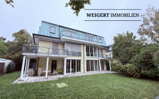 Wohnen mit Stil / 2-Zimmer-Wohnung mit Garage und Gartenanteil in Nymphenburg