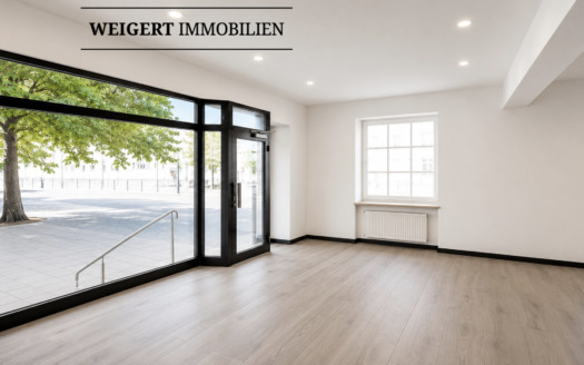 Sichtbare Gewerbefläche an stark frequentierter Hauptstraße in Laim